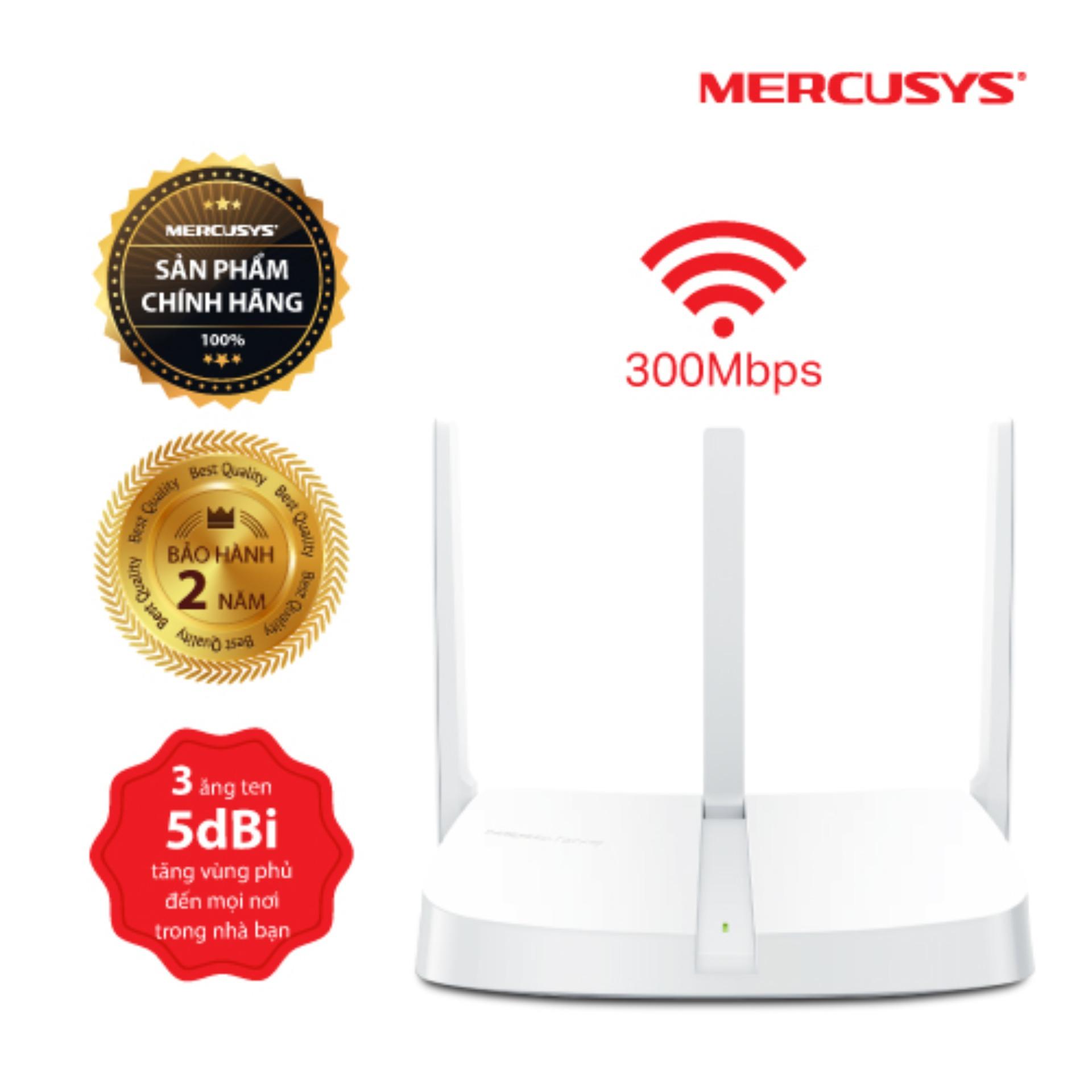 Bộ Phát wifi Mercusys 3 râu MW305R/301R
