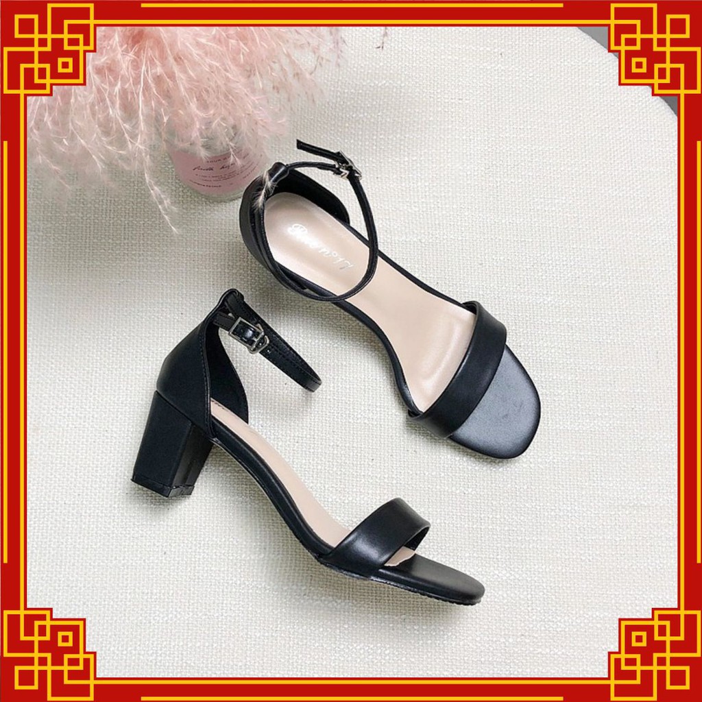 Sandal kiểu dáng basic cao 5cm thanh lịch mã SHS1