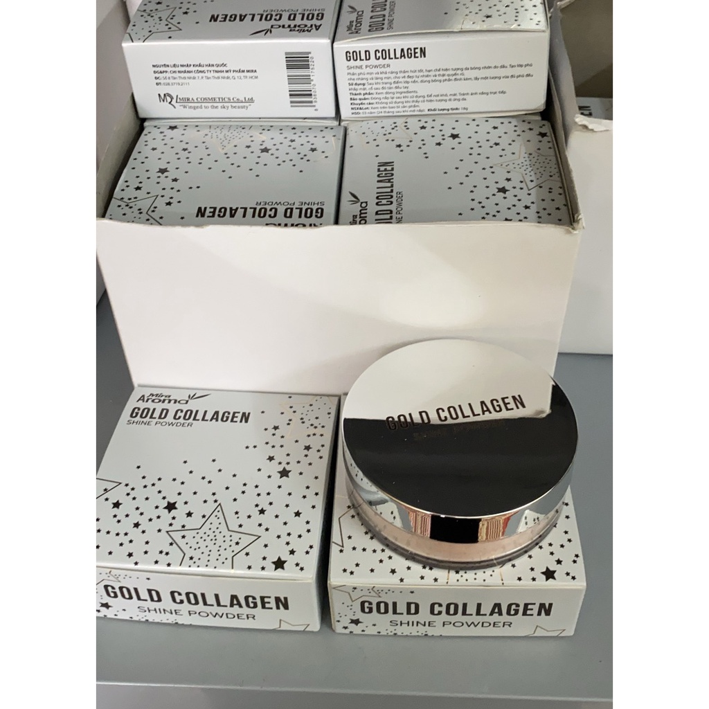 (mẫu mới) Phấn phủ bột kiềm dầu AROMA (A nhỏ)