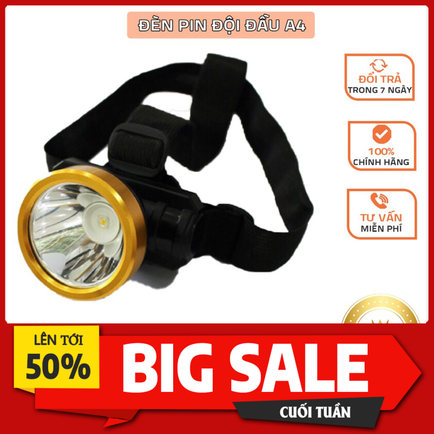 Đèn pin đội đầu siêu sáng g8-a4 giá siêu ưu đãi số lượng có hạn