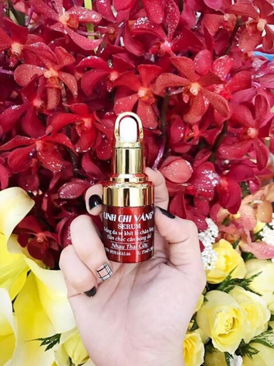 [HCM]SERUM DƯỠNG TRẮNG DA LINH CHI VÀNG 25ml