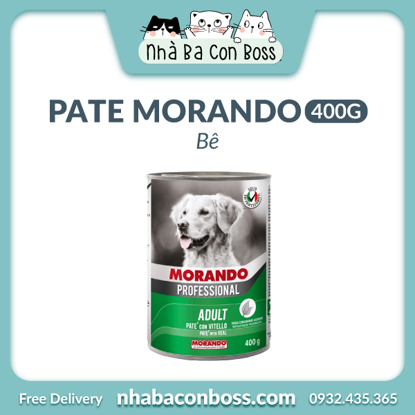 [Lon 400g] Pate Cho Chó Morando