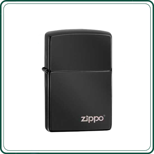 Bật Lửa Zippo Ebony with Zippo Logo 24756ZL