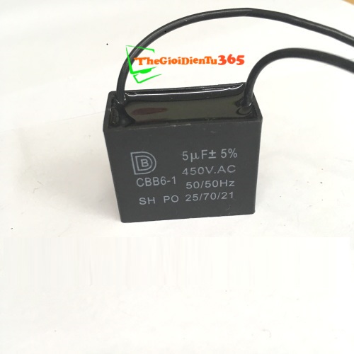 Tụ Quạt Dây 450V 5uf