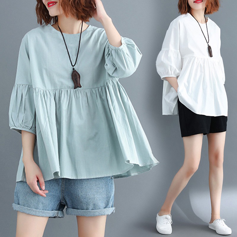 Áo peplum tay lỡ bigsize 60-95kg