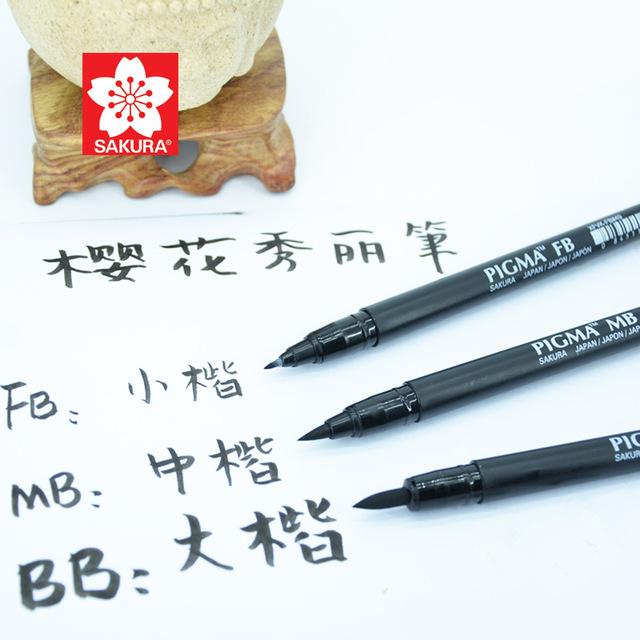 [HCM]BÚT CỌ SAKURA PIGMA BRUSH (ĐẦU TRÒN NHIỀU NÉT)