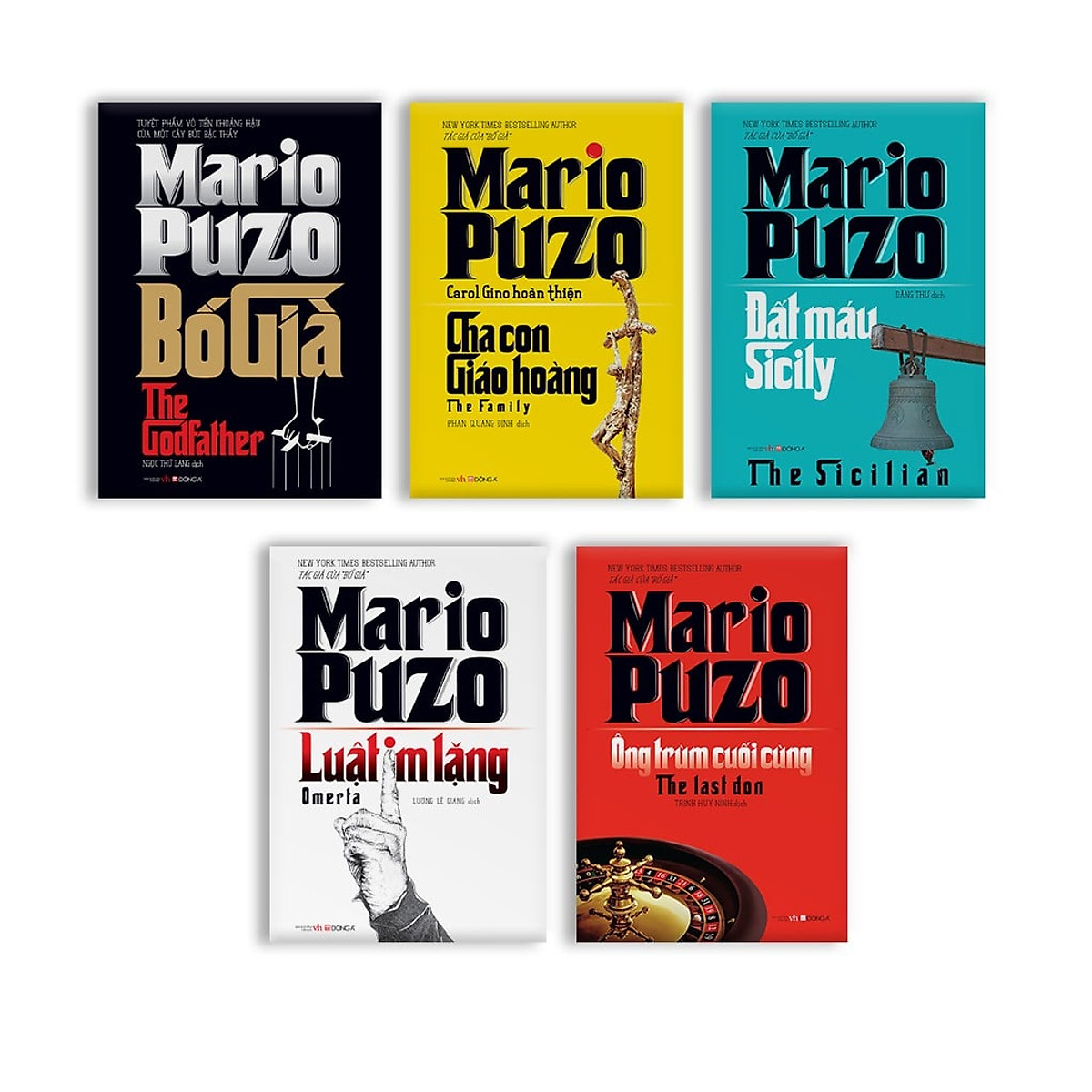 Combo Tuyển Tập Mario Puzo (Trọn Bộ 5 Quyển)
