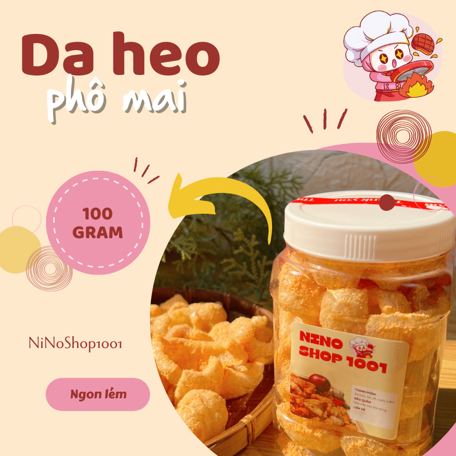 Combo da heo chiên giòn phô mai và tép mỡ