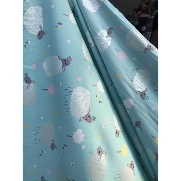 Vải cotton Hàn Quốc may ga gối
