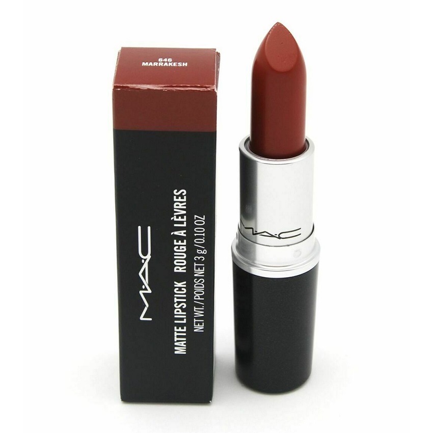 [HCM]MAC Matte Lipstick 3g - Màu Marrakesh 646 Đỏ nâu đất
