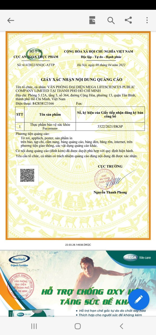Thực Phẩm Bảo Vệ Sức Khỏe Fucomune