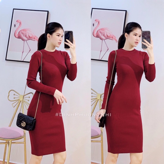 Váy Body Len Gân
