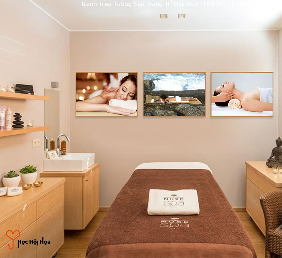 [FREE SHIP] TRANH 3D DÁN TƯỜNG SPA -SPA925- CÓ IN THEO YÊU CẦU -TRANH TRANG TRÍ SPA