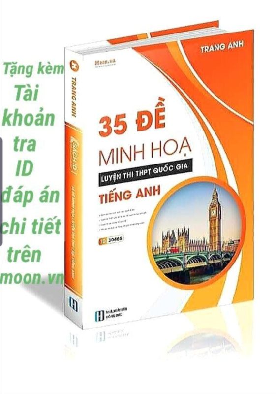Mua Sách - 35 Đề Minh Họa Tiếng Anh - Cô Trang Anh