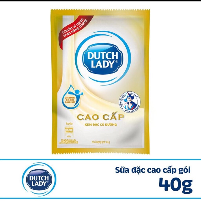 Combo 6 gói Sữa đặc cao cấp Cô gái Hà Lan 1 gói 40g - HSD Luôn Mới