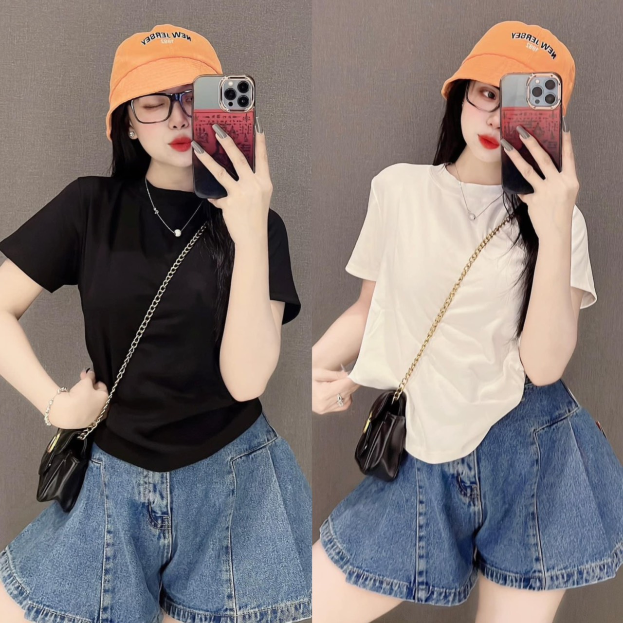 Áo thun nữ from basic ôm body tôn dáng kiểu dáng thời trang, đủ màu (Mã Trơn 787 )
