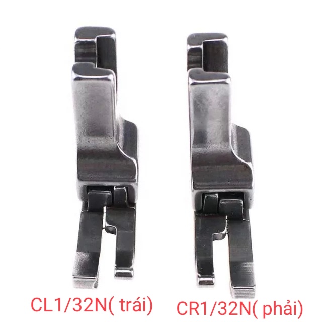 Chân vịt sắt mí trái / phải 1mm dùng cho máy may công nghiệp