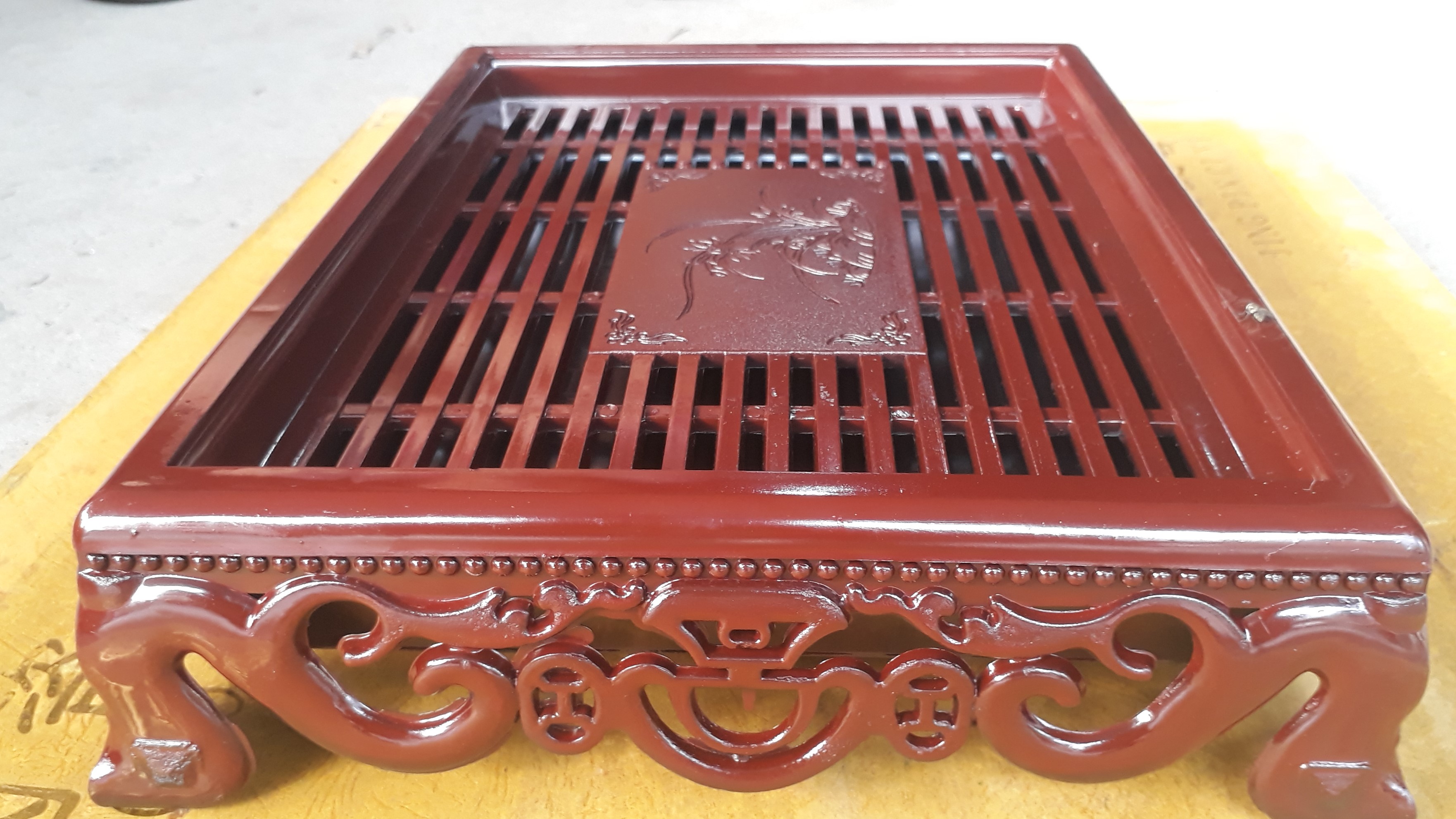 Khay trà giả gỗ cao cấp 30x20cm