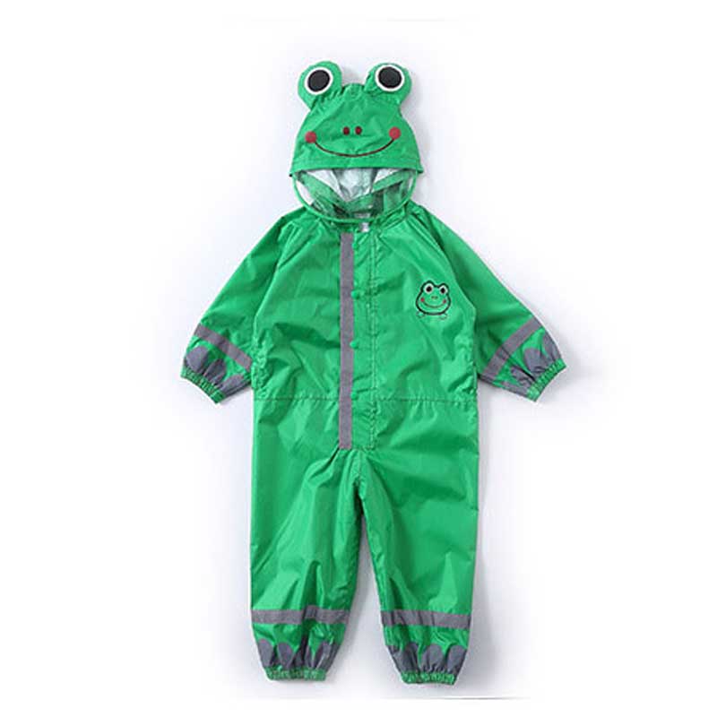 Bộ áo mưa liền quần siêu dễ thương cho trẻ em