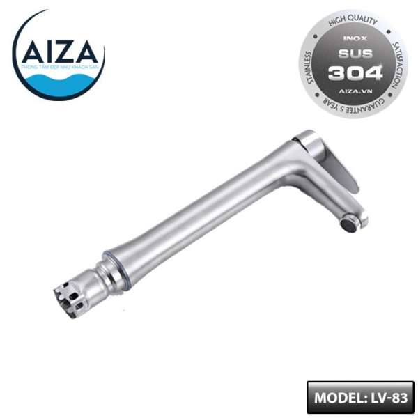 Lavabo nóng lạnh Inox 304 cao cấp AIZA mã LV83