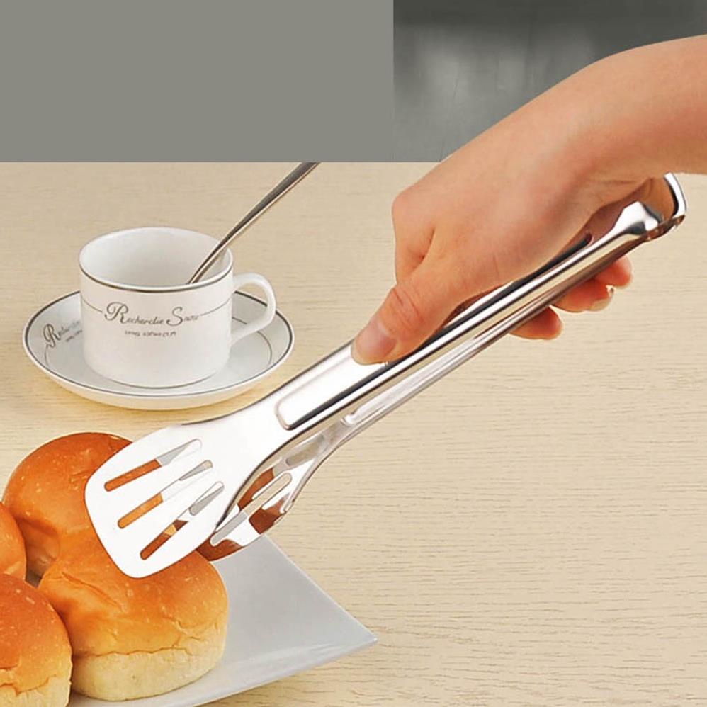 Kẹp inox gắp thức ăn dài 30cm, gắp đá, gắp đồ nóng tiện dụng, kẹp gắp đá bằng inox dài 30cm