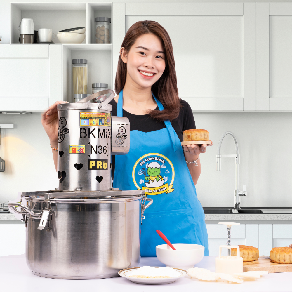 Nồi sên nhân BKMIX 3.0KG N36-DT-PRO (điều tốc)