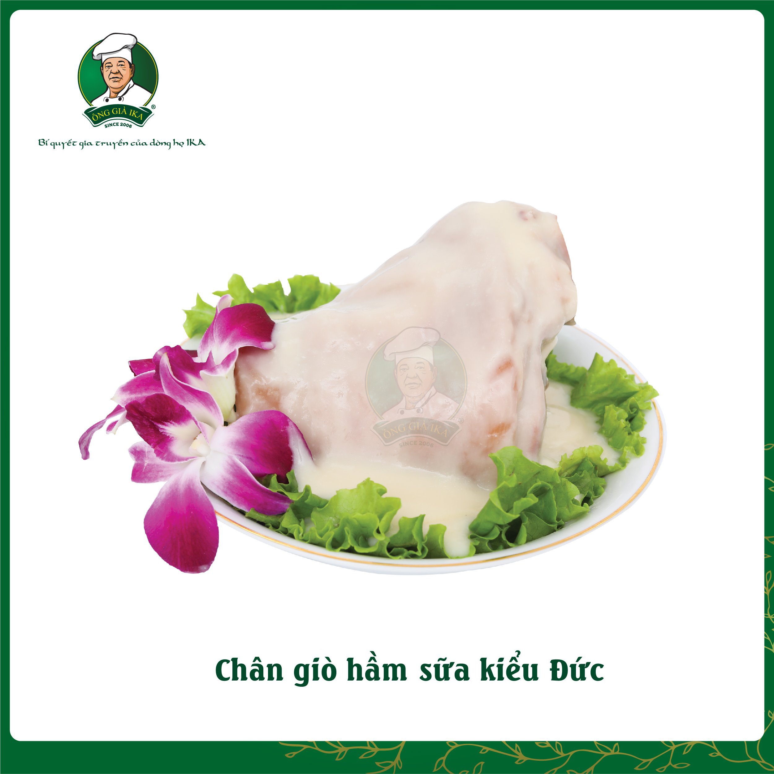 Chân giò hầm sữa kiểu Đức 1.2kg - Ông già IKA ( Chỉ giao tại Hà Nội)