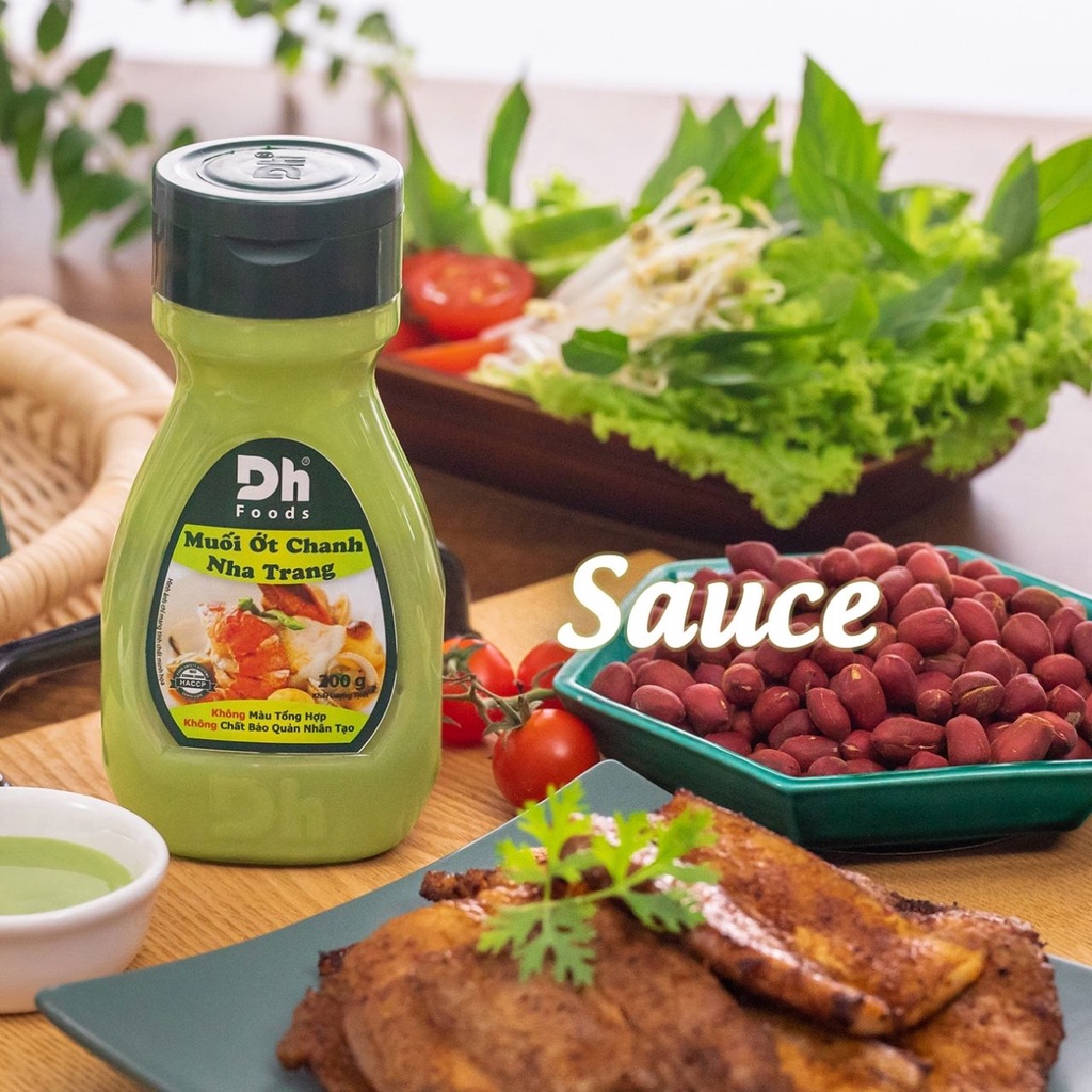 Gia vị bột nguyên chất (tỏi, sả, gừng, nghệ, ớt...) DH Foods