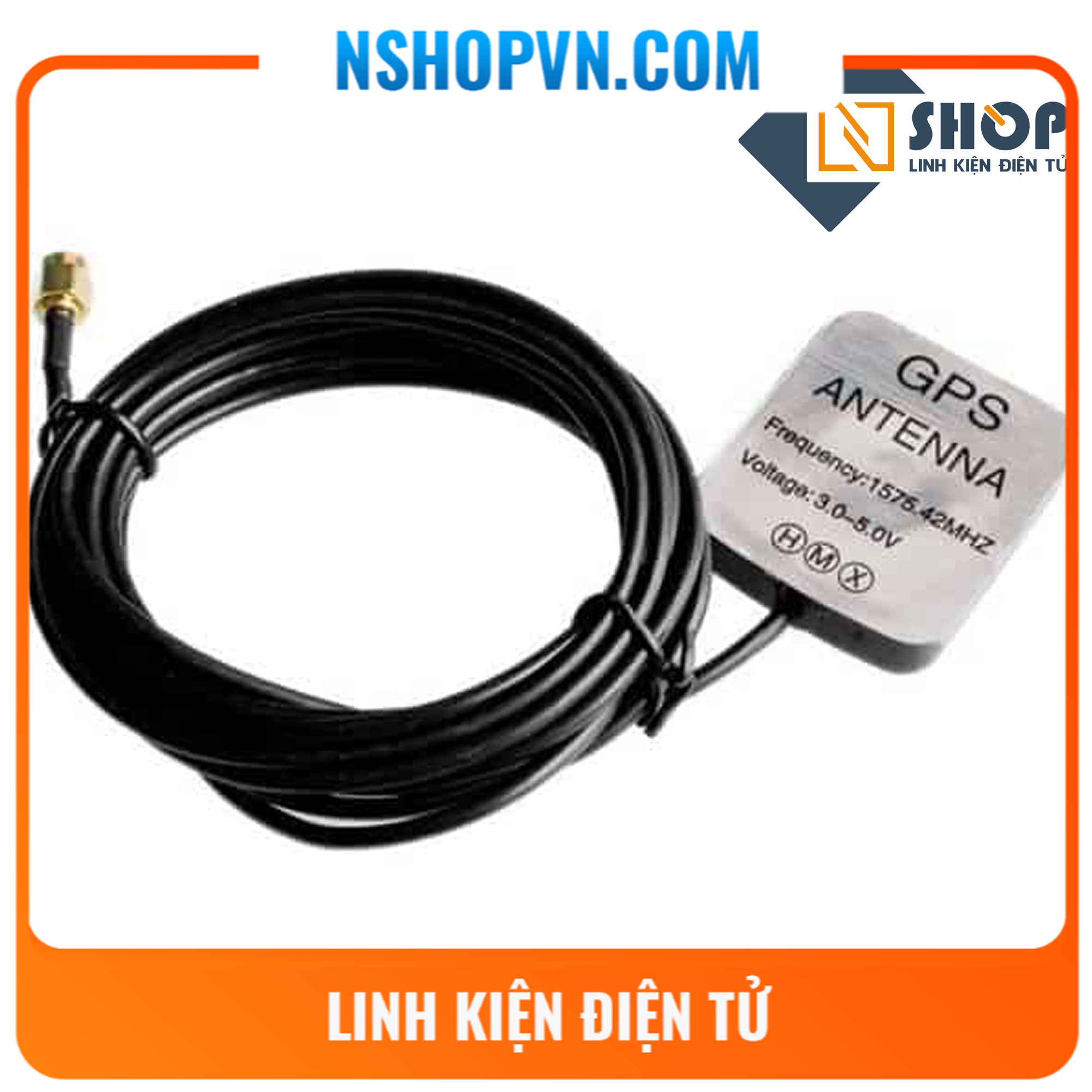 Anten gps 1575.42mhz sma dài 3 mét