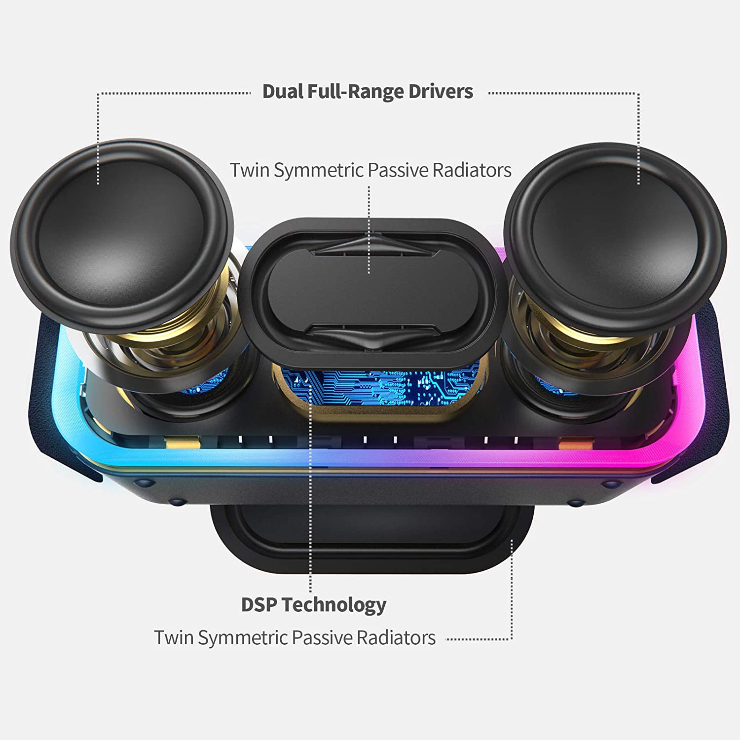 Loa Bluetooth DOSS SoundBox Pro + - Hàng Chính Hãng - Reddot Mall