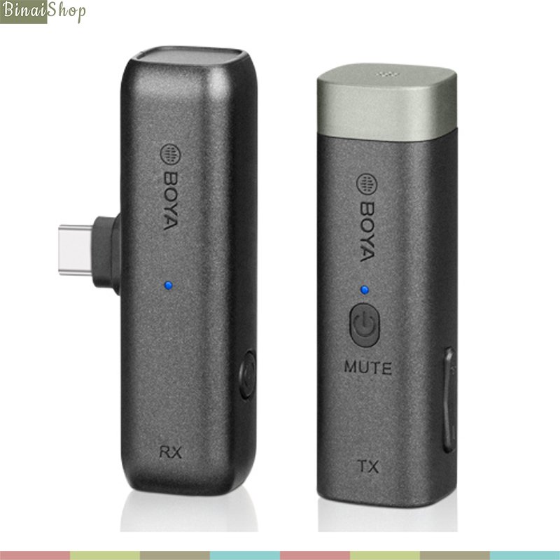 Boya BY-WM3U - Micro Thu Âm Không Dây True-Wireless Cho Các Thiết Bị IOS, Cameras, Smartphone (2.4 GHz)