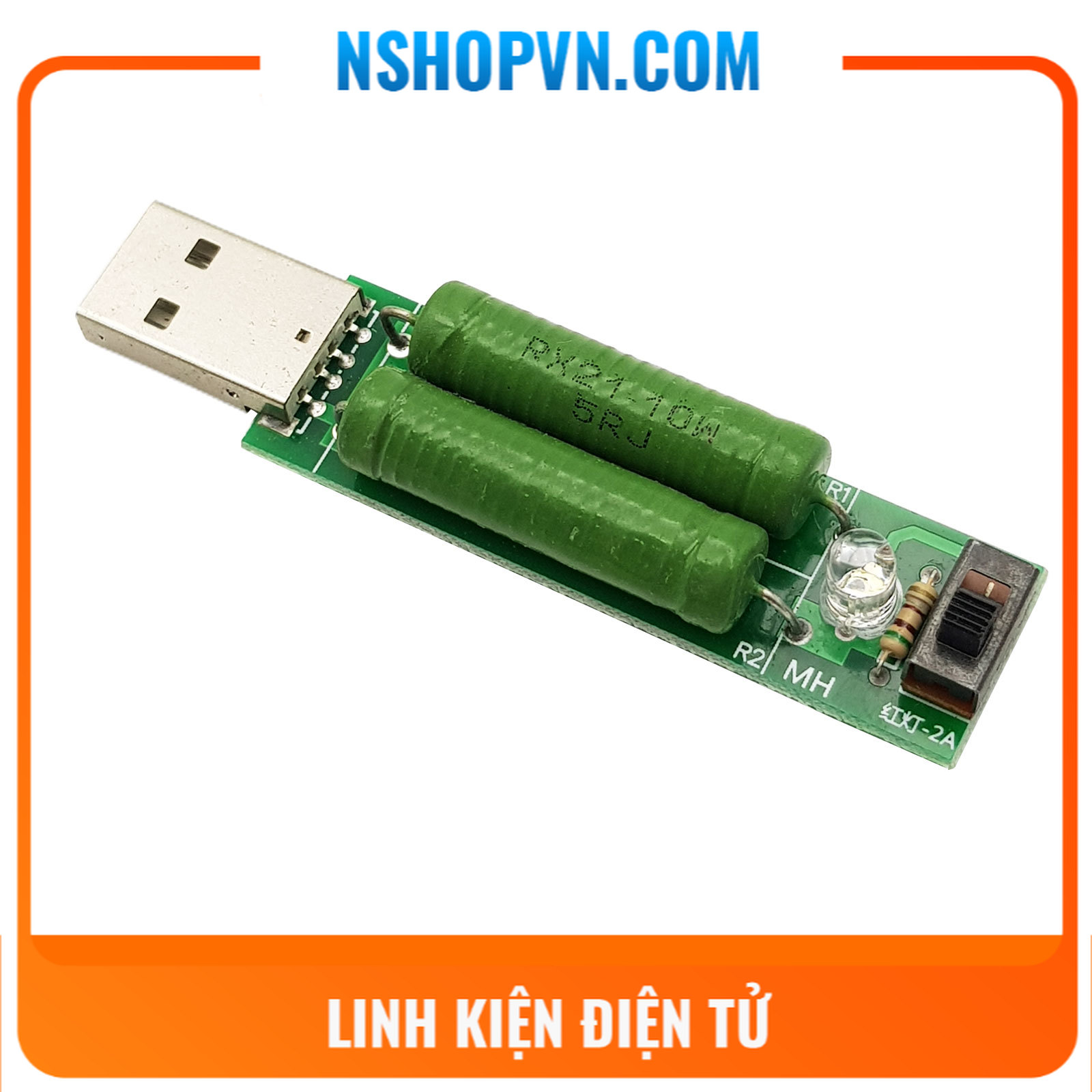 Mạch test dòng tối đa cổng USB