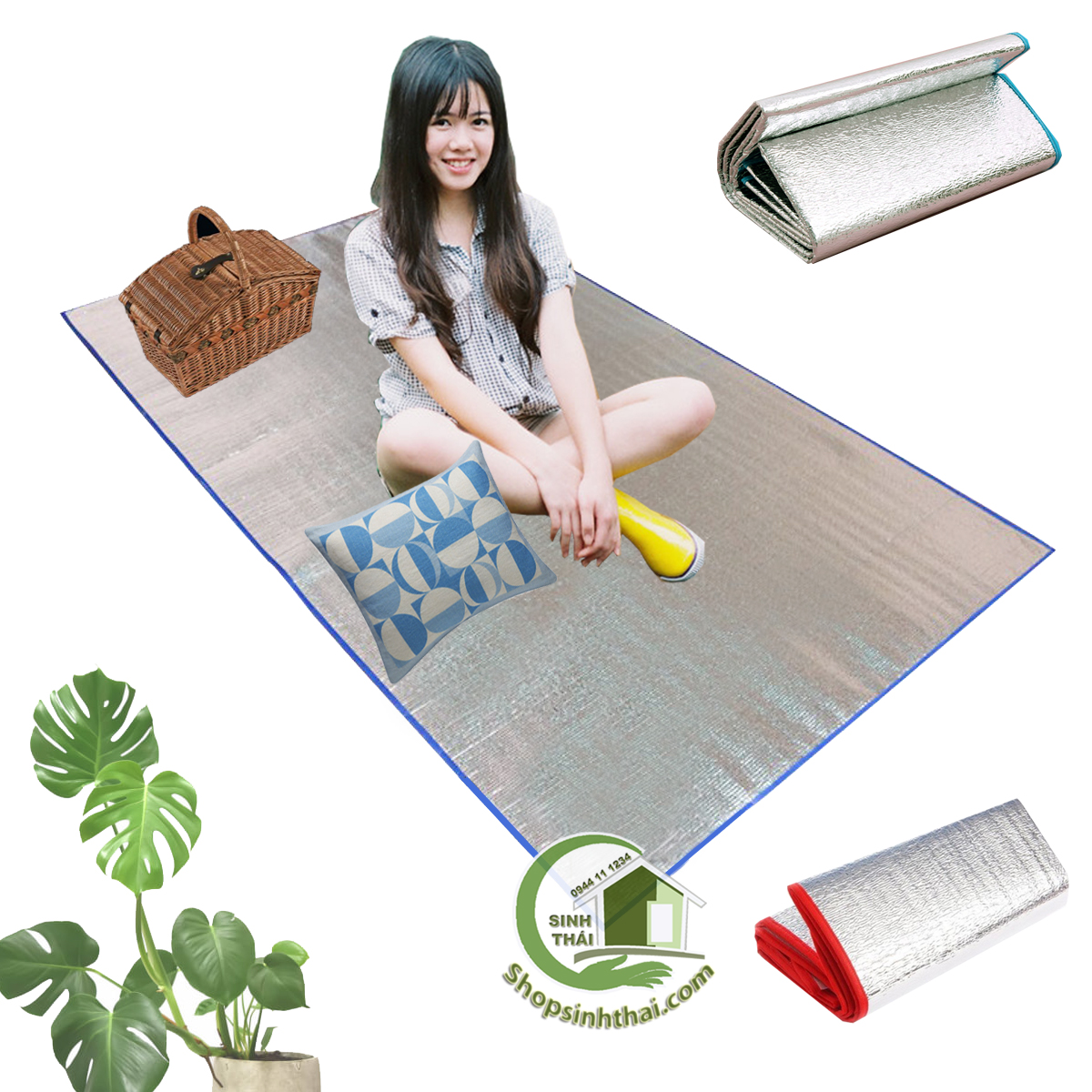 [HCM][ 100cm x 50cm ] Chiếu ngủ văn phòng - tấm trải du lịch - hai trong một [ loại dày nhất 3.5ly giá sỉ ]