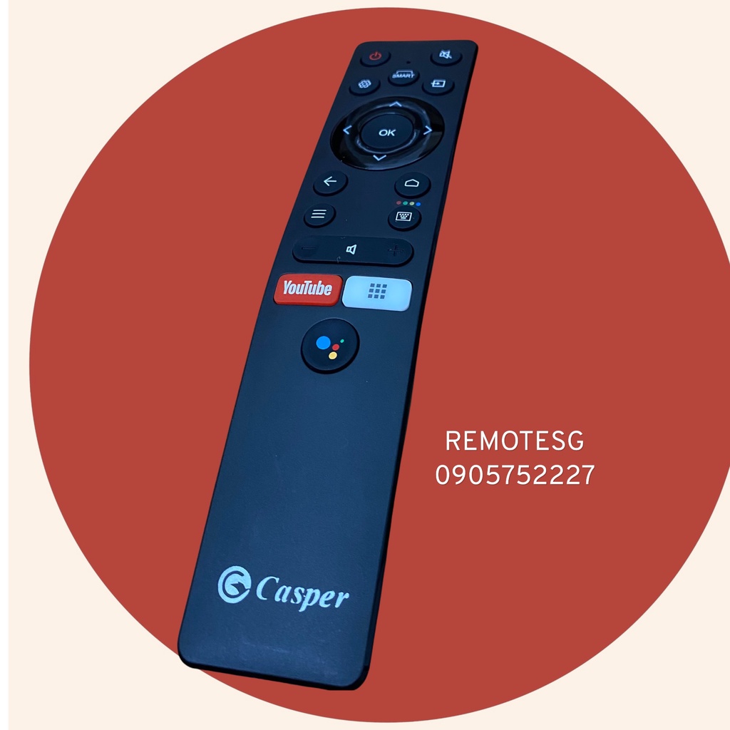 [Mã ELHA9 giảm 15 đơn 50K] REMOTE ĐIỀU KHIỂN TIVI CASPER GIỌNG NÓI