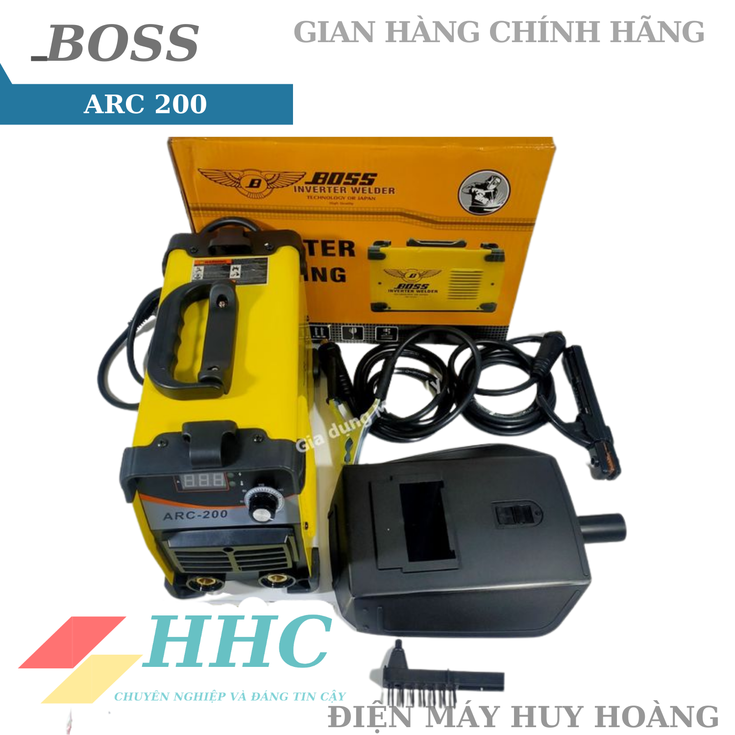 Máy hàn BOSS NHẬT ARC 200-  ARC 250 Chuyên hàn que 2.6-3.2li