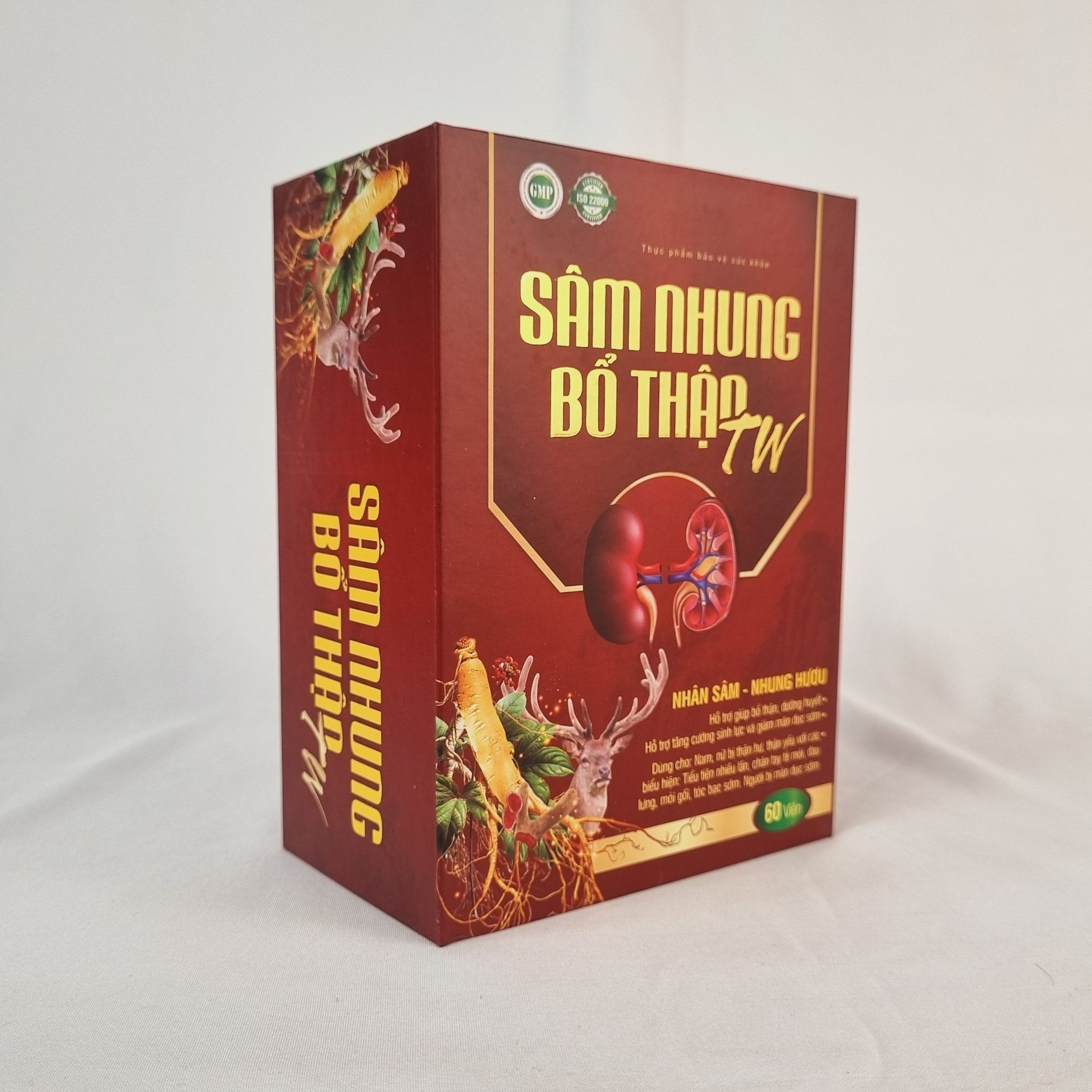 Sâm Nhung Bổ Thận TW Bổ Thận Dưỡng Huyết (hộp/60 viên)