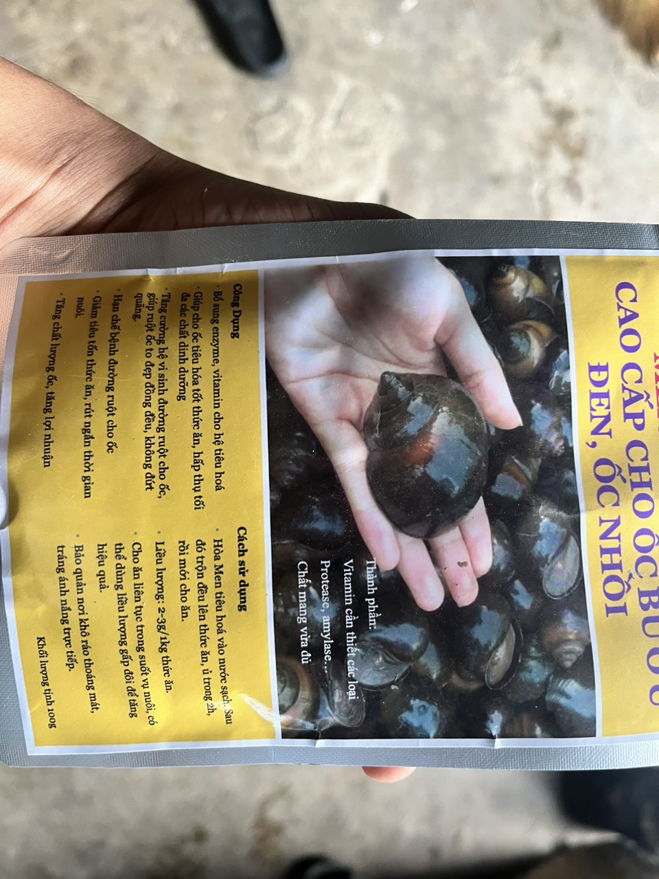 Men Tiêu Hóa Cho Ốc. 100g