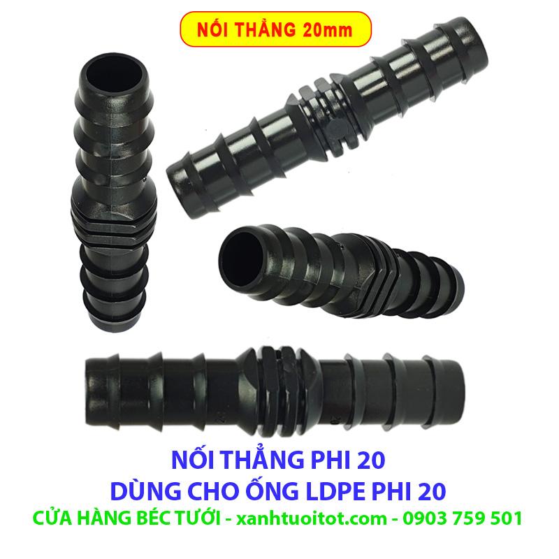 [HCM]Bộ 10 cái NỐI THẲNG PHI 20 - DÙNG CHO ỐNG LDPE PHI 20
