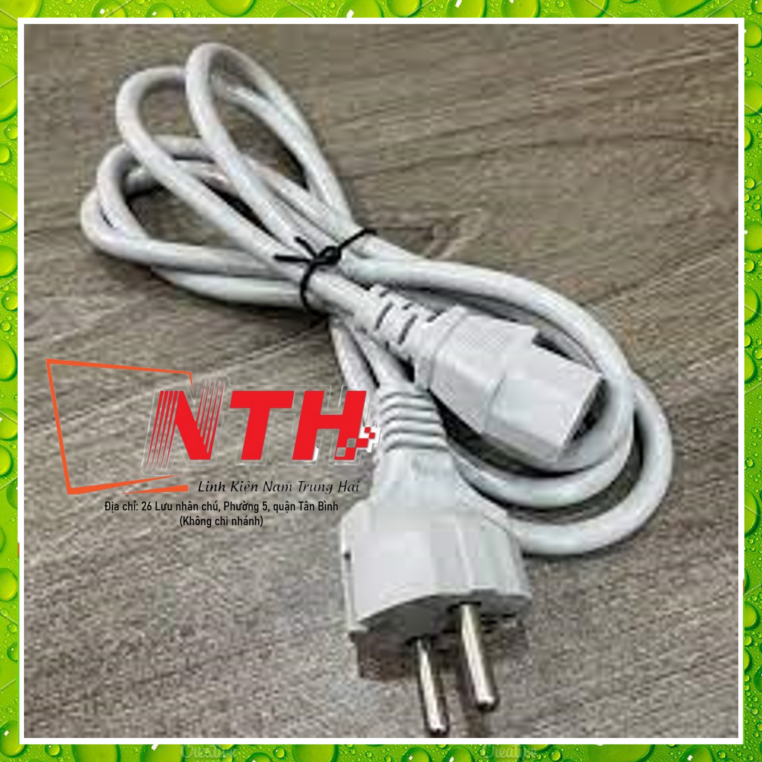 Dây nguồn pc đồng arigato 1000w 1.5m xám
