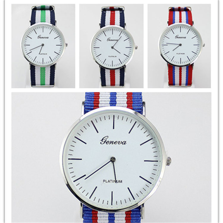 Geneva fabric women watches
