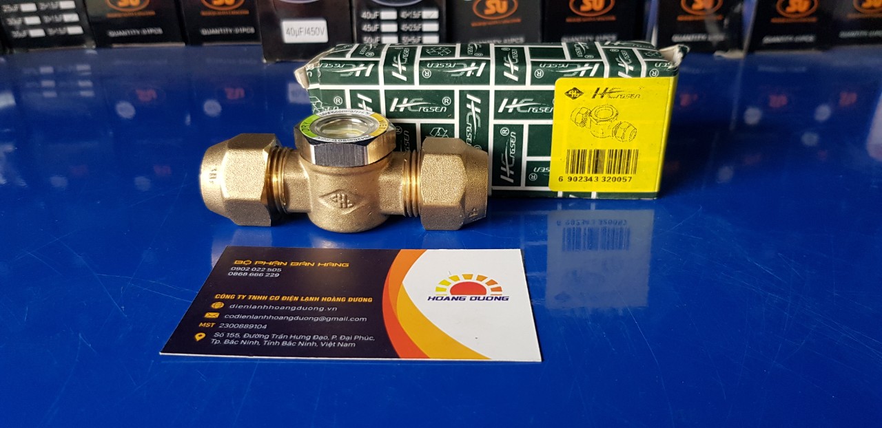 Mắt soi gas Phi 12 ( 1/2') kết nối zắc co