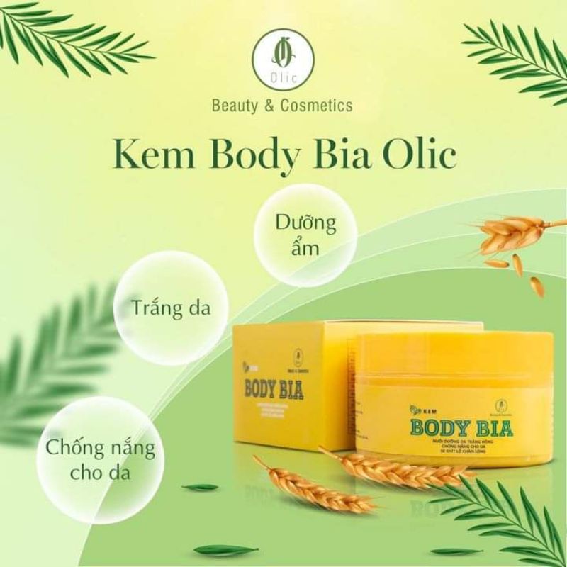[CHÍNH HÃNG] KEM BODY CẤY TRẮNG MEN BIA OLIC