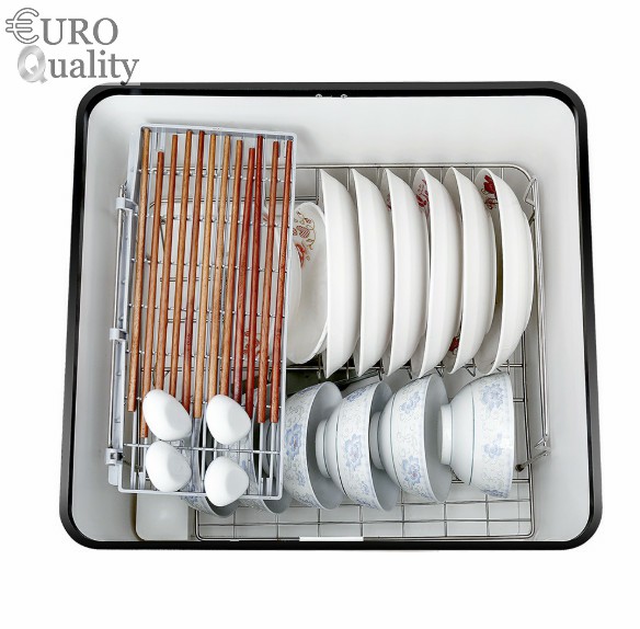 Euro Quality - Máy rửa chén THOMPLUS 2000W (48x46x53)cm (công nghệ tiết kiệm nước Panasonic) (Bạc)