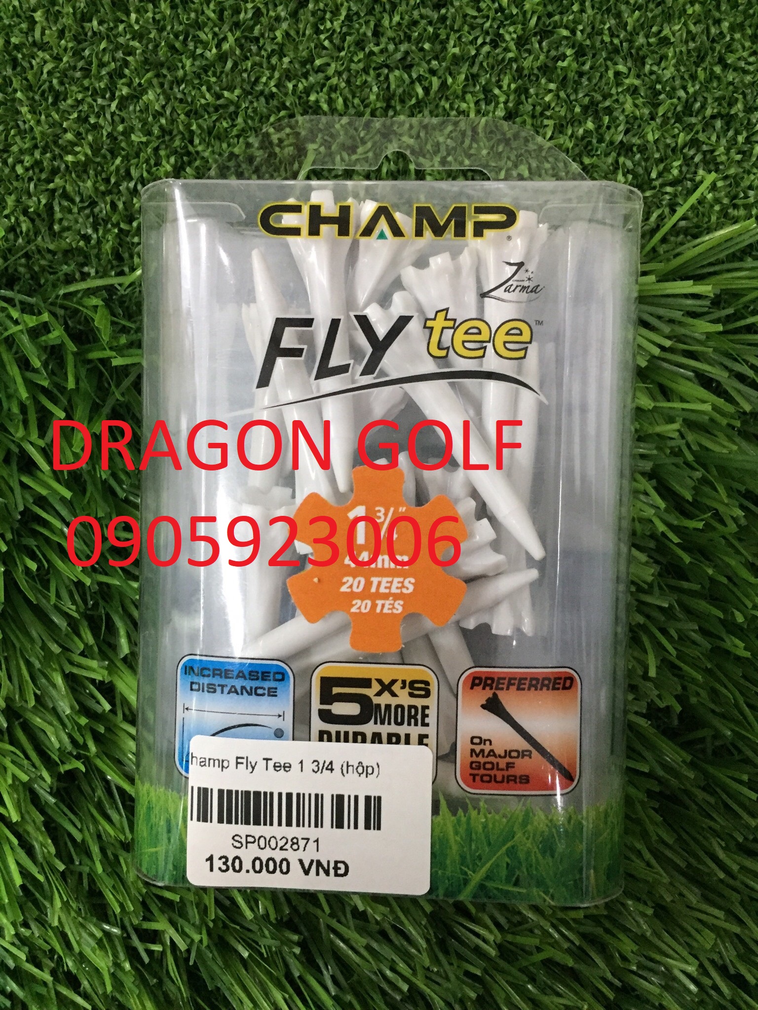 Tee golf Champ Fly Tee 1 3/4" ( Tee phát bóng gôn )