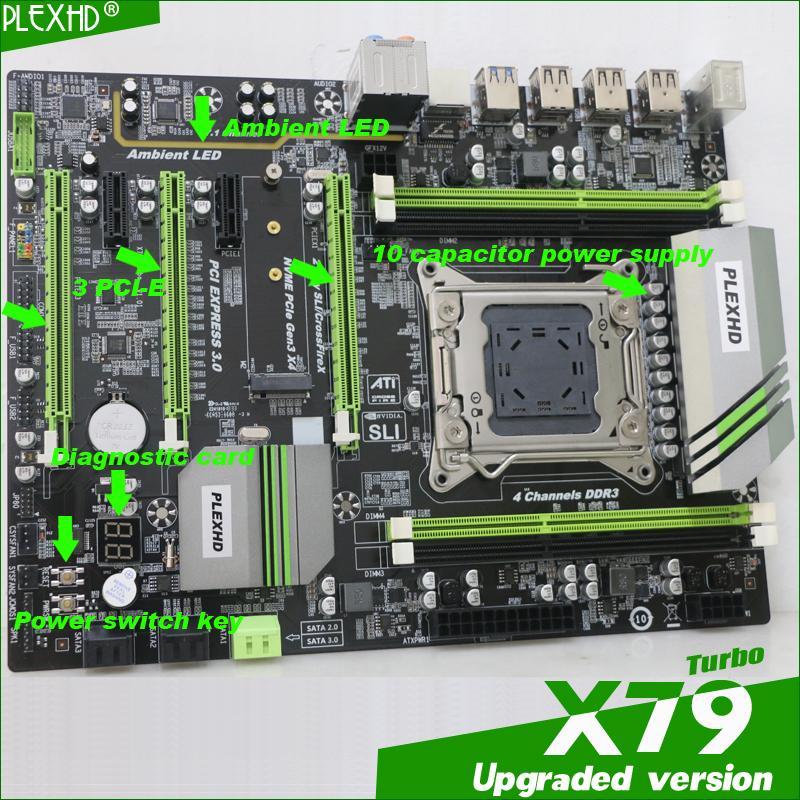 [Trả góp 0%]Combo Main X79 plex HD + E5 2689+ Ram 16-64GB ECC REG SS + Tặng Fan CR-1000
