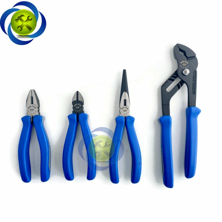 [HCM]Bộ kìm 4 cây Kingtony 42104GP (Kìm cắt điện nhọn mỏ quạ)