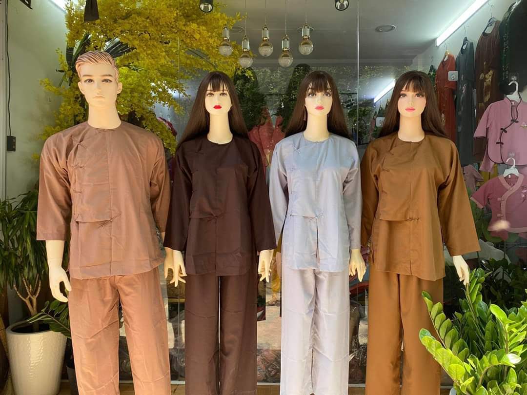 [HCM]Đồ lam đi chùa nam nữ Mẫu Vạt hò