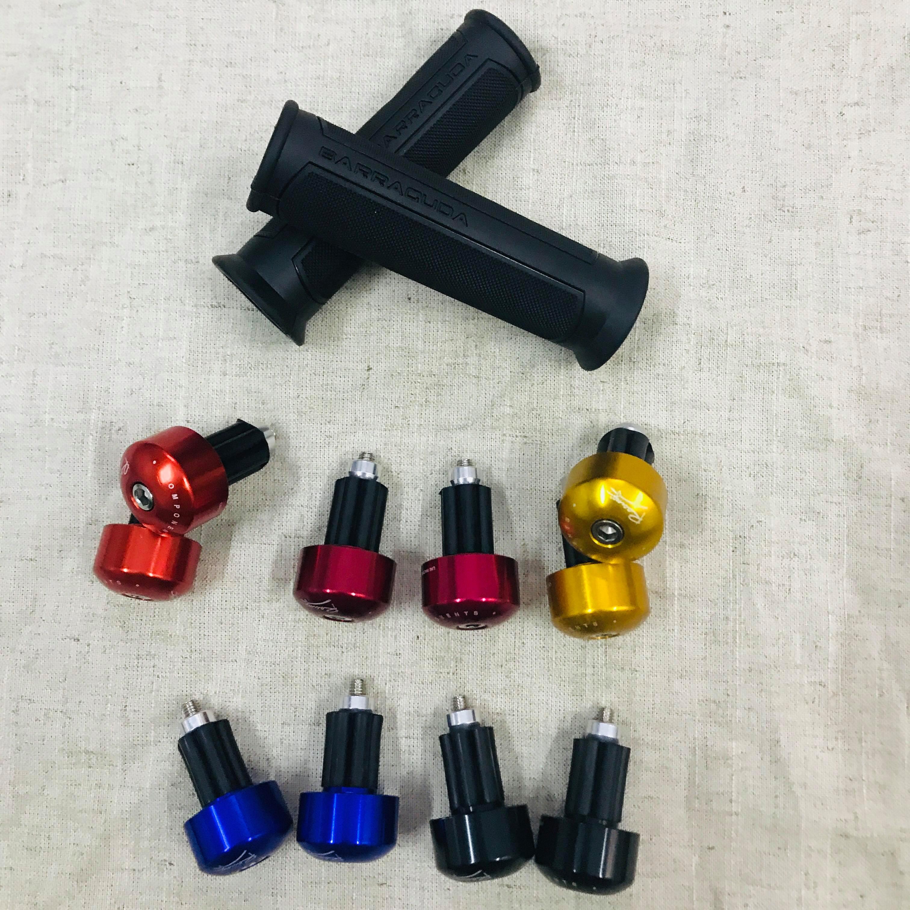 [CẶP ĐÔI HOÀN CẢNH] COMBO GÙ XE MÁY RACING BAO TAY BARRACUDA TRANG TRÍ XE MÁY (GÙ ĐEN)