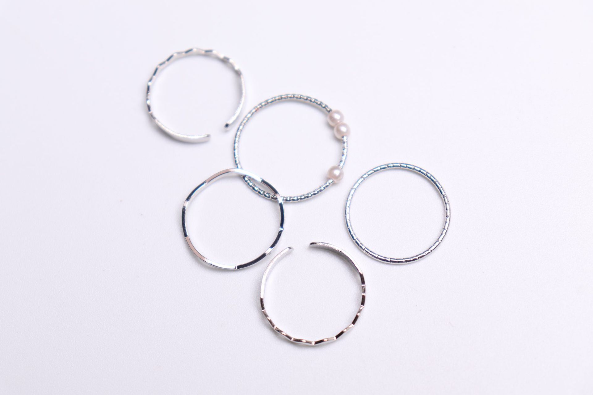 [HCM]Set  5 Chiếc Nhẫn Ngọc Trai Phong Cách Hàn 5NHANNGOCTRAI01