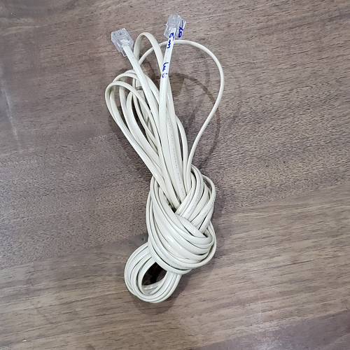 Dây Line điện thoại bàn bấm sẵn 2 đầu dài 5m